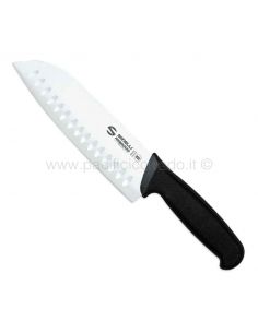 Sanelli Ambrogio coltello Santoku cm 18 olivato manico nero