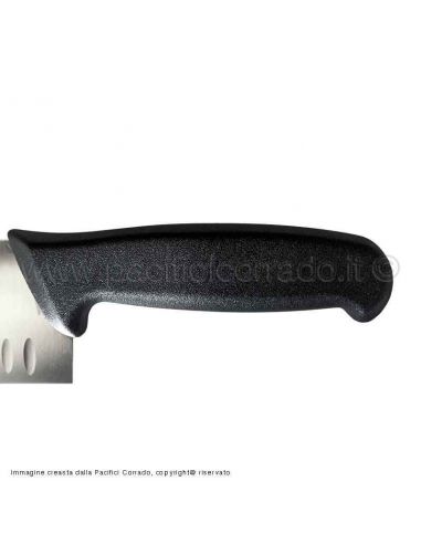 Sanelli A.- Coltello Santoku cm 18, 20 alveolata manico nero