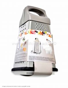 Grattugia manuale jumbo Svanera 4 facce in ACCIAIO INOX