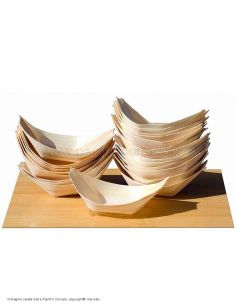 Papstar coppette in legno per catering feste e banchi frigo