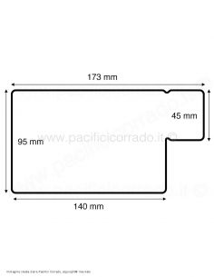 Pasolini - Lavagna polipropilene con tasto bilancia mm 173 x 95 2