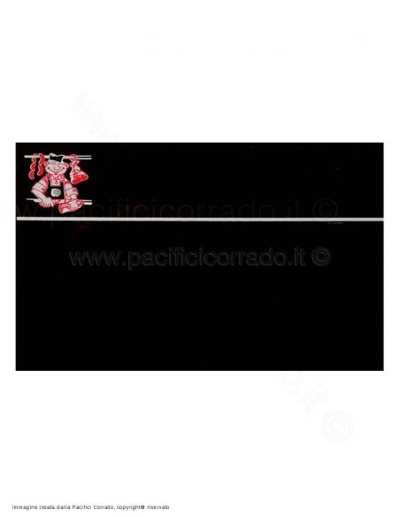 Globalte - Segnaprezzo salumi fondo nero 120 x 80 mm in PVC