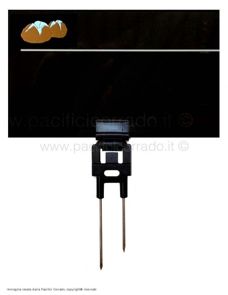 segnaprezzo pane con spillo e clip segnaprezzo pane con spillo e clip