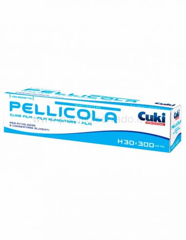 Pellicola alimenti L. 30m H.29 cm Sp. 9 Micron Trasparente 430307