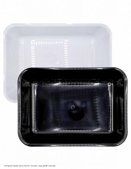 Vaschetta in MET misure 410x295x95 mm per macellerie