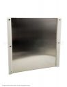 Portacoltelli inox a 2 tasche 39x40hx4 cm