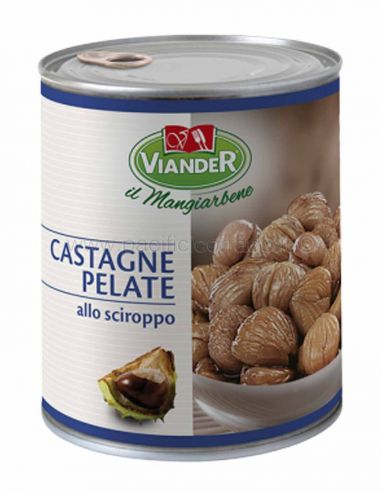 Viander - Castagne pelate in sciroppo conf. da 900 g