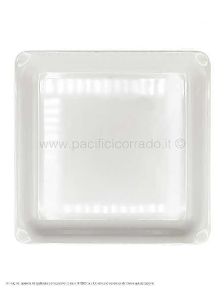 Pasolini - Vassoio A6 da banco in melammina 222x222x26h mm