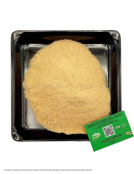 Panatura senza glutine tradizionale vista superiore