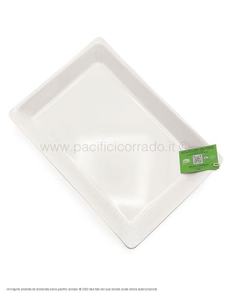 Vassoio A5 da banco in melammina bianco vista catalogo