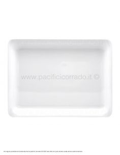 Pasolini - Vassoio A4 da banco in melammina 295x222x26h mm bianco e nero 2