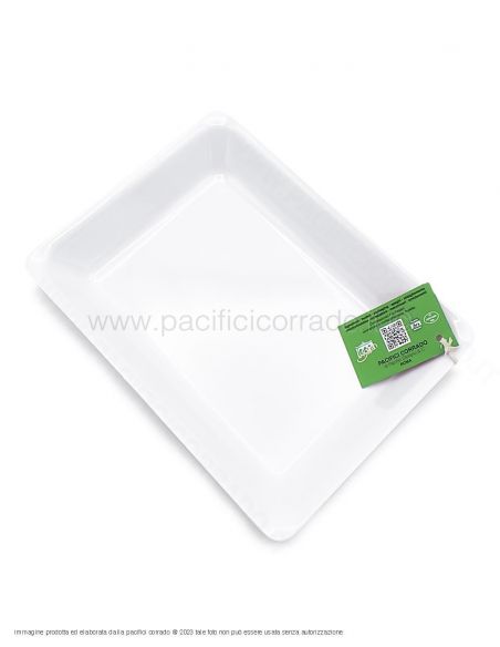 Vassoio A4 da banco in melammina bianco vista catalogo