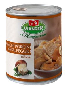 Viander - Funghi porcini dell’alpeggio da 2500g barattolo