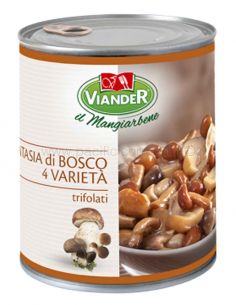 Viander - Funghi fantasia di bosco 4 varietà trifolati conf.da 800 g