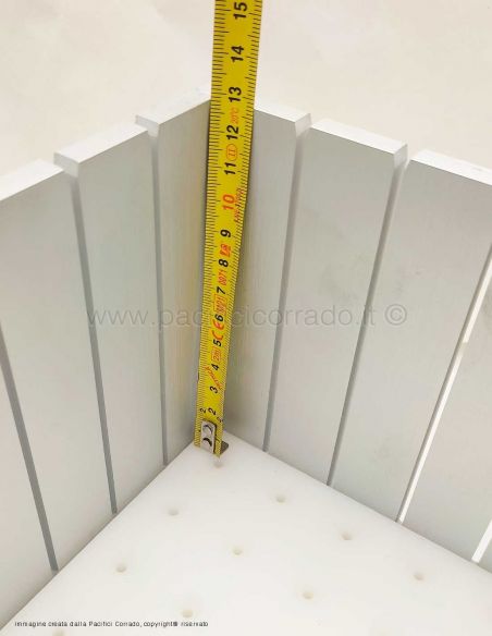 Cubo taglia Spiedini vista misure interne