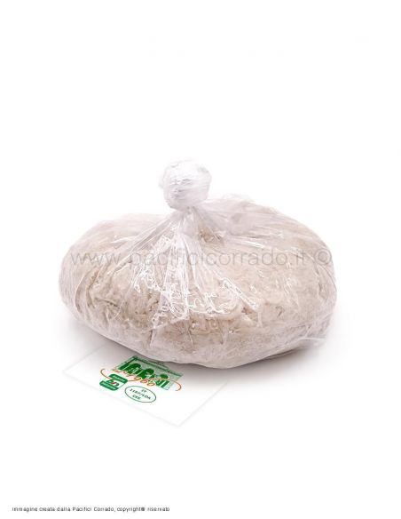 budello nella busta prima di essere messo sottovuoto