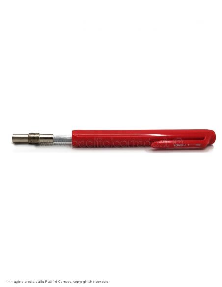 acciaino dick portatile con la punta inserita nel manico