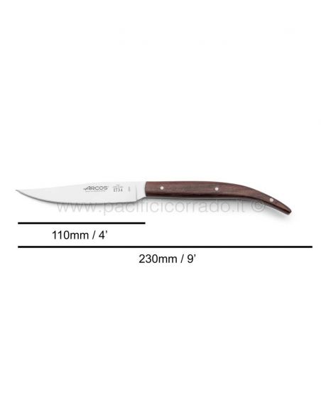 Coltello Bistecca The Origin con misure Coltello Bistecca The Origin con misure