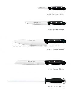 Arcos - Ceppo magnetico Maitre con 4 coltelli e 1 acciaino 2
