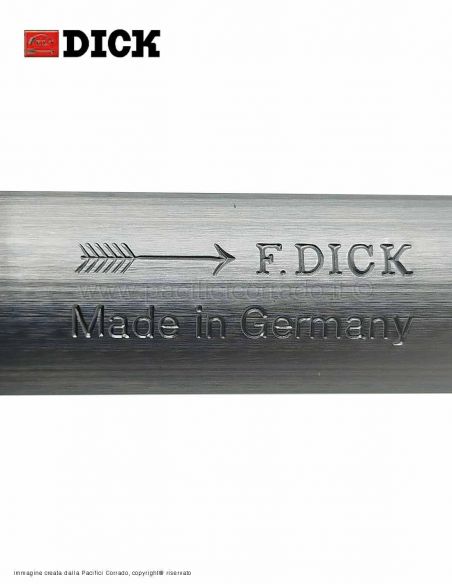 Dick - Acciaino Finecut ovale da 25 cm particolare della lama