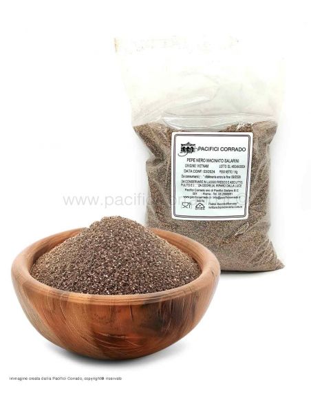 Pacifici Corrado - Pepe nero macinato selezionato conf.da 1 kg Pacifici Corrado - Pepe nero macinato selezionato conf.da 1 kg