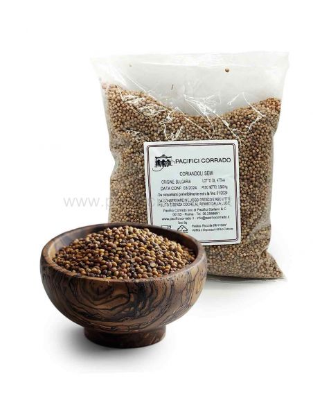 Pacifici Corrado - Coriandolo in semi conf.da 500 g Pacifici Corrado - Coriandolo in semi conf.da 500 g