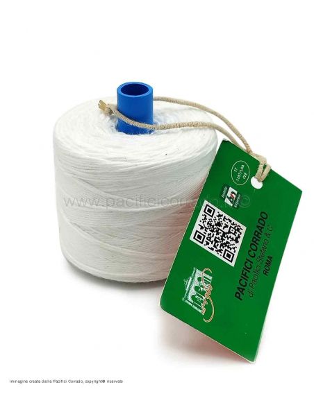 Spago poliestere cotoniero 6/8 cm 5x5 conf.da 1 rotolo di spago