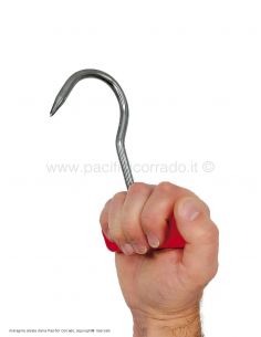 Pacifici Corrado© - Gancio Inox Uncino con manico in Pvc 150 x Ø 7 mm 2