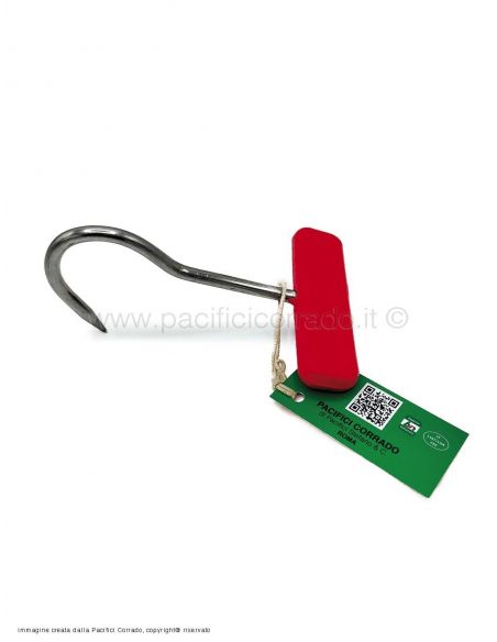 Gancio Inox Uncino con manico in Pvc 150 x Ø 7 mm