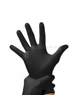 100 Guanti nitrile colore nero