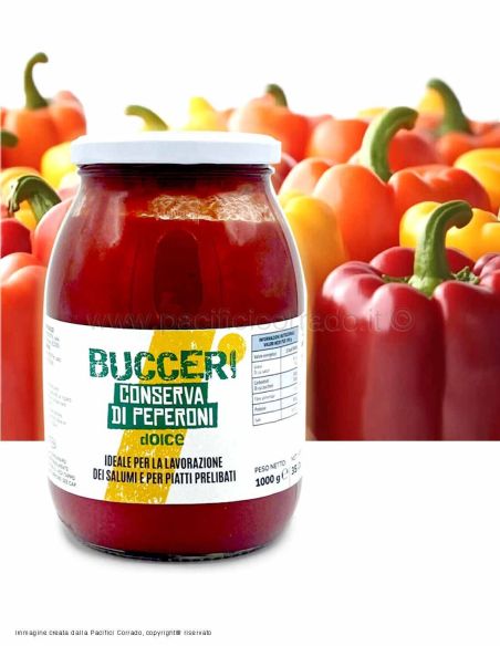 Conserva di peperoni dolce conf.da 1 kg