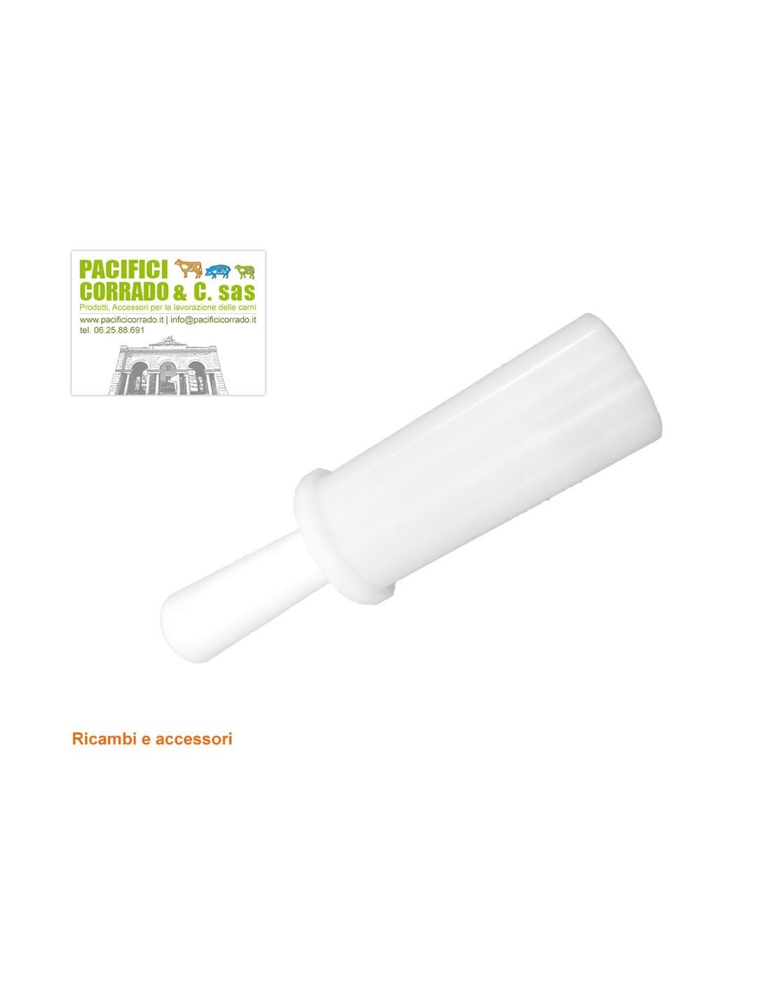 CONGARTENO Spingicarne in Plastica per Tritacarne, Pestello per Tritacarne con Impugnatura Ergonomica, Set da 4 Pezzi per Uso Alimentare e Pulizia Igienica in Cucina