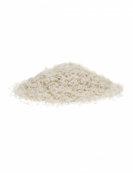 Krokantchips 3 kg panatura di patata bianca vista laterale, la foto rappresenta il contenuto in polvere