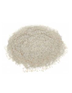 Krokantchips 3 kg panatura di patata bianca vista superiore foto rappresenta il contenuto in polvere