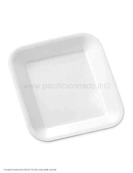 Piatto da portata rettangolare 23 x26 cm in pmma