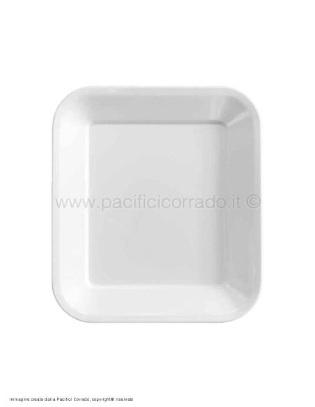 Piatto da portata rettangolare 23 x26 cm in pmma