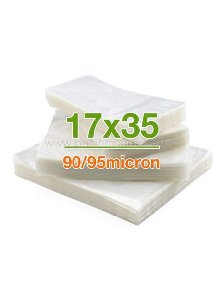100 buste lisce per il sottovuoto 17x35 cm 100 buste lisce per il sottovuoto 17x35 cm