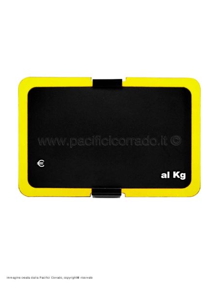 Pasolini - Lavagnetta polipropilene con cornice colore gialla mm 120 x 80