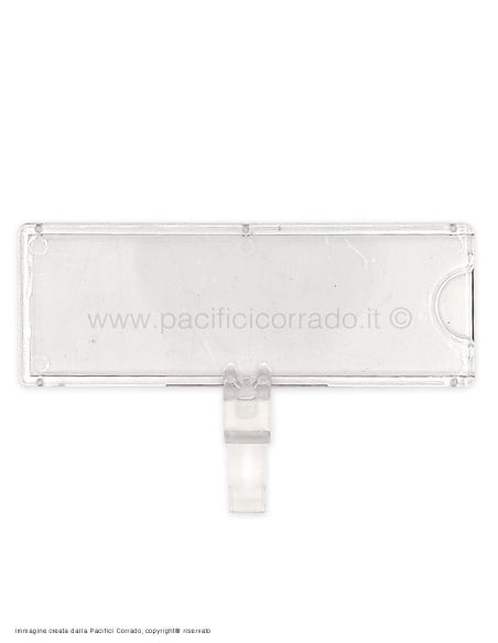 Accessorio di supporto codici o informazioni per minicornici (fornito senza targa)