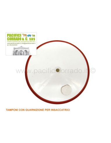 tampone con guarnizione per insaccatrice tre spade da 7 e da 10 kg