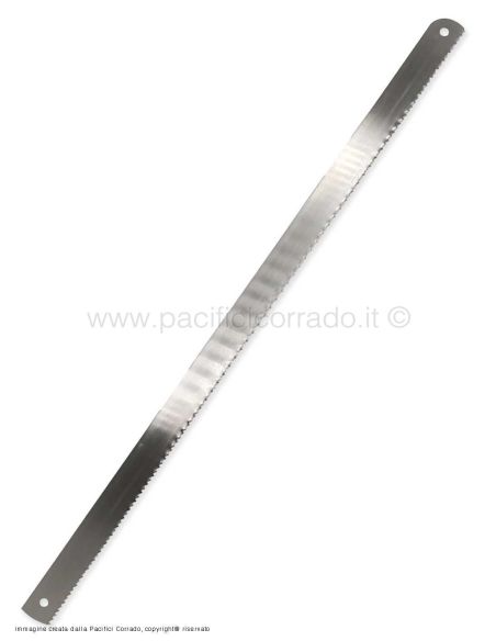 Lama inox ricambio per seghetto cm 42x2h cm da foro a foro 40 cm Lama inox ricambio per seghetto cm 42x2h cm da foro a foro 40 cm