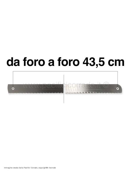 immagine lama da foro a foro 43,5 cm immagine lama da foro a foro 43,5 cm