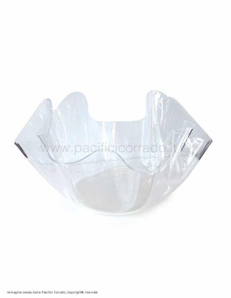 Insalatiera a fazzoletto trasparente