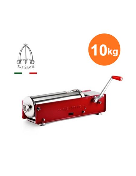 Tre spade insaccatrice manuale modello 10 kg verniciata rossa