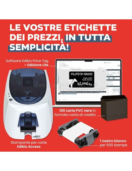 Edikio Price Tag Access  schermata del software