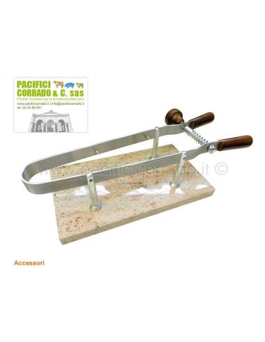 fermaprosciutto base marmo e acciaio inox