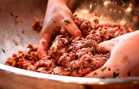 miscele per preparati di carne