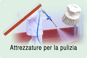 Attrezzature per la pulizia dei laboratori