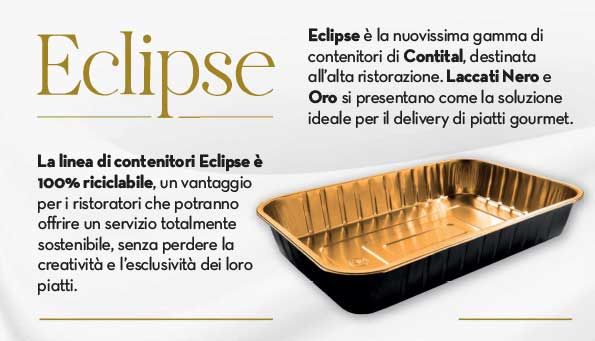 contenitori contital eclipse vassoi in alluminio